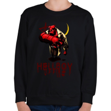 PRINTFASHION hellboy - Gyerek pulóver - Fekete gyerek pulóver, kardigán