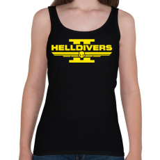 PRINTFASHION Helldivers 2 - Női atléta - Fekete
