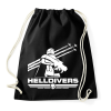PRINTFASHION Helldivers - Sportzsák, Tornazsák - Fekete
