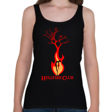 PRINTFASHION Hellfire Club heart - Női atléta - Fekete