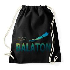PRINTFASHION hello balaton - Sportzsák, Tornazsák - Fekete