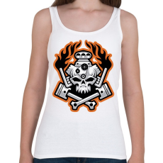 PRINTFASHION Hellride - Női atléta - Fehér