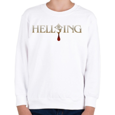 PRINTFASHION Hellsing logo - Gyerek pulóver - Fehér gyerek pulóver, kardigán