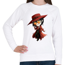 PRINTFASHION Hellsing - Női pulóver - Fehér női pulóver, kardigán