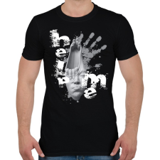 PRINTFASHION helpmeprojectwh-01 - Férfi póló - Fekete férfi póló