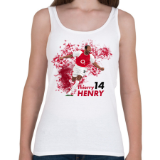 PRINTFASHION Henry - Női atléta - Fehér női trikó