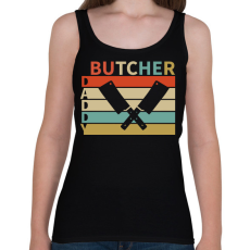 PRINTFASHION Hentes apa - Női atléta - Fekete