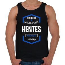 PRINTFASHION Hentes prémium minőség - Férfi atléta - Fekete