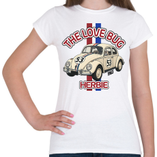 PRINTFASHION Herbie  - Női póló - Fehér