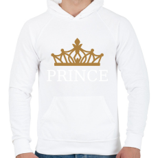 PRINTFASHION Herceg - Férfi kapucnis pulóver - Fehér