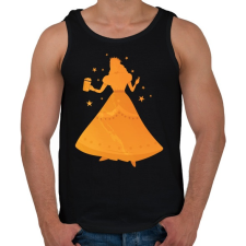 PRINTFASHION Hercegnő - Férfi atléta - Fekete atléta, trikó