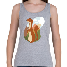 PRINTFASHION Hermelin - Női atléta - Sport szürke