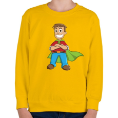 PRINTFASHION Hero - Gyerek pulóver - Sárga