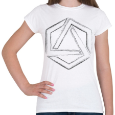 PRINTFASHION Hexagonal 4 - Női póló - Fehér női póló