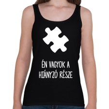 PRINTFASHION Hiányzó rész1 - Női atléta - Fekete női trikó