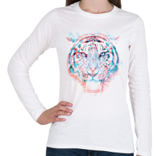 PRINTFASHION Hidden information - Női hosszú ujjú póló - Fehér női póló