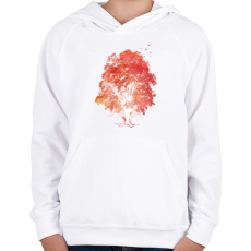 PRINTFASHION Hide and seek - Gyerek kapucnis pulóver - Fehér