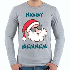 PRINTFASHION Higgy bennem! - Férfi hosszú ujjú póló - Sport szürke férfi póló