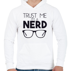 PRINTFASHION Higgy nekem! - Férfi kapucnis pulóver - Fehér