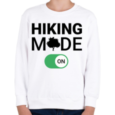 PRINTFASHION Hiking mode on! - Gyerek pulóver - Fehér