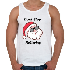 PRINTFASHION Hinni a Mikulásban - Férfi atléta - Fehér