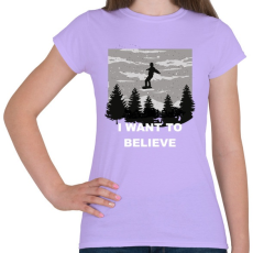 PRINTFASHION Hinni akarok - Női póló - Viola