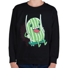 PRINTFASHION Hintázó dinnye - Gyerek pulóver - Fekete gyerek pulóver, kardigán