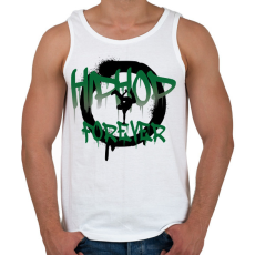 PRINTFASHION Hiphop forever - Férfi atléta - Fehér