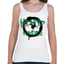 PRINTFASHION Hiphop forever - Női atléta - Fehér női trikó