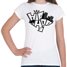 PRINTFASHION hiphop - Női póló - Fehér
