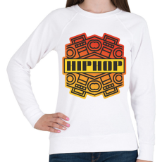 PRINTFASHION Hiphop - Női pulóver - Fehér