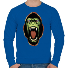 PRINTFASHION Hipnózis - Férfi pulóver - Királykék férfi pulóver, kardigán