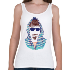 PRINTFASHION Hipszter - Női atléta - Fehér