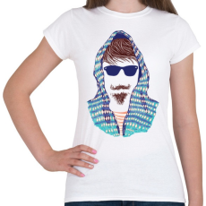 PRINTFASHION Hipszter - Női póló - Fehér