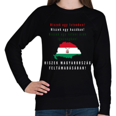 PRINTFASHION HISZEK EGY MINTA - Női pulóver - Fekete