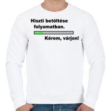 PRINTFASHION Hiszti betöltse folyamatban... - Férfi pulóver - Fehér férfi pulóver, kardigán