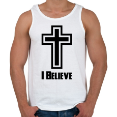 PRINTFASHION Hit - Férfi atléta - Fehér