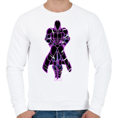 PRINTFASHION HIT - Férfi pulóver - Fehér