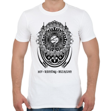 PRINTFASHION Hit Remény Bizalom - Férfi póló - Fehér férfi póló