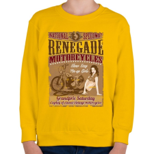 PRINTFASHION Hitehagyott  - Gyerek pulóver - Sárga gyerek pulóver, kardigán