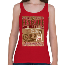 PRINTFASHION Hitehagyott  - Női atléta - Cseresznyepiros