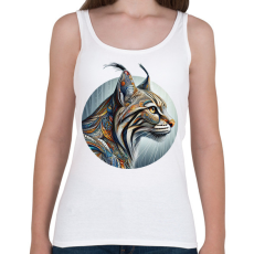 PRINTFASHION Hiúz - Női atléta - Fehér