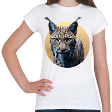 PRINTFASHION Hiúz - Női póló - Fehér női póló