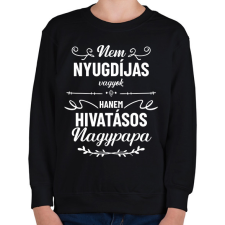 PRINTFASHION Hivatásos nagypapa - Gyerek pulóver - Fekete gyerek pulóver, kardigán