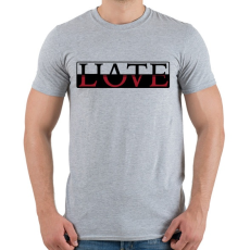 PRINTFASHION HL3-03 - Férfi póló - Sport szürke