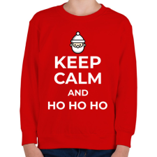 PRINTFASHION HO HO HO - Gyerek pulóver - Piros gyerek pulóver, kardigán