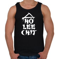 PRINTFASHION Ho-lee-chit - Férfi atléta - Fekete atléta, trikó