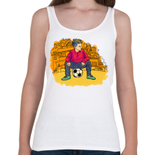 PRINTFASHION Hobby - Női atléta - Fehér női trikó