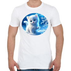 PRINTFASHION Hócica - Férfi póló - Fehér