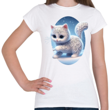 PRINTFASHION Hócica - Női póló - Fehér női póló